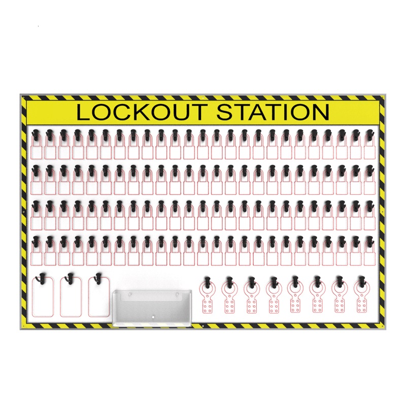 Shadow Lockout Station 100 tabaluku, haaki ja sildi jaoks