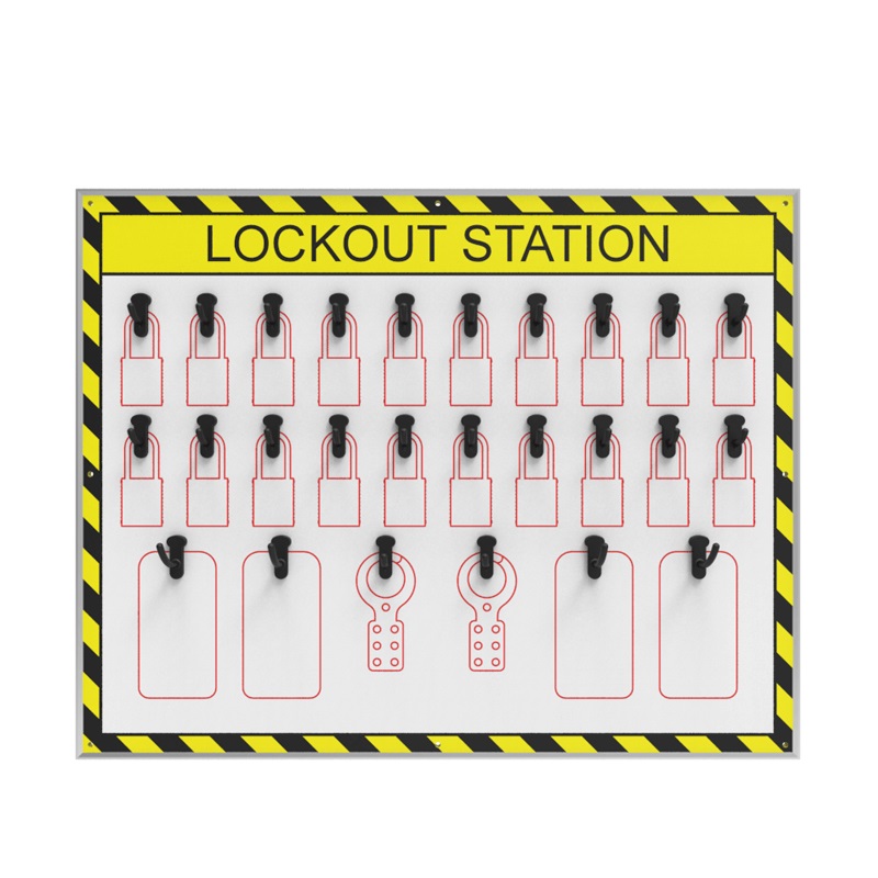 Shadow Lockout Station 20 tabaluku, haaki ja sildi jaoks